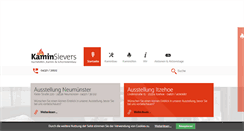 Desktop Screenshot of kamin-sievers.de