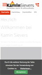 Mobile Screenshot of kamin-sievers.de